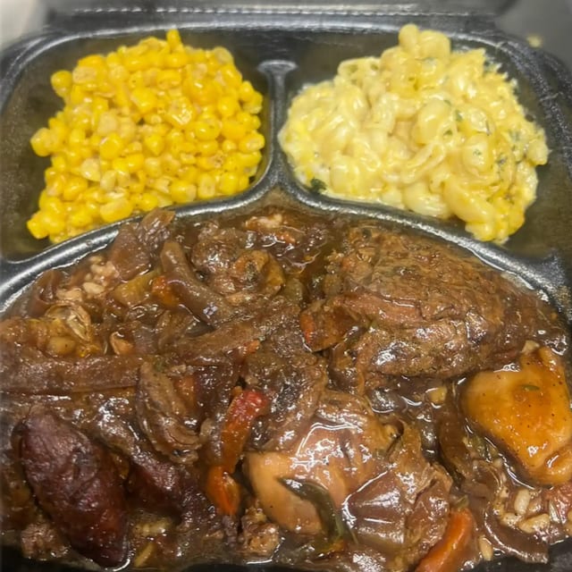 Brown Stew Chicken.