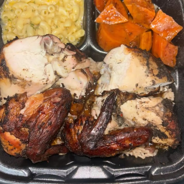 1/4 Jerk Chicken White.