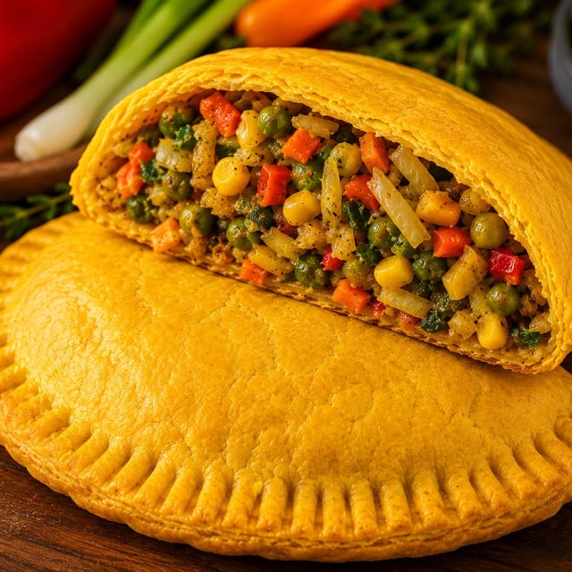 Jamaican Veggie Patty.