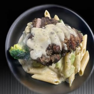 Jerk Alfredo Pasta
