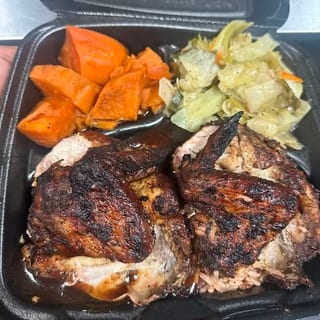 1/2 Jerk Chicken White